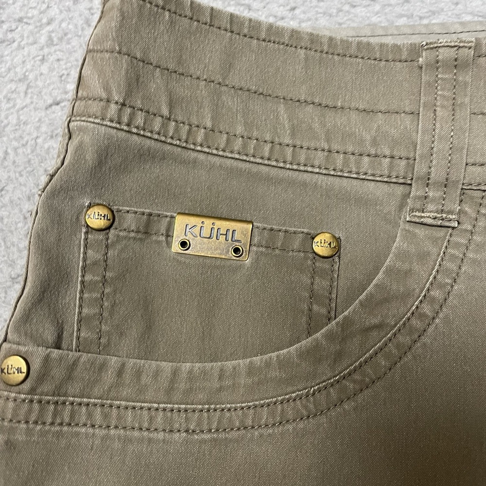 Kuhl Chino Shorts Men 33 Brown Hiking Lightweight Stretch Patina Dye - Picture 2 of 11